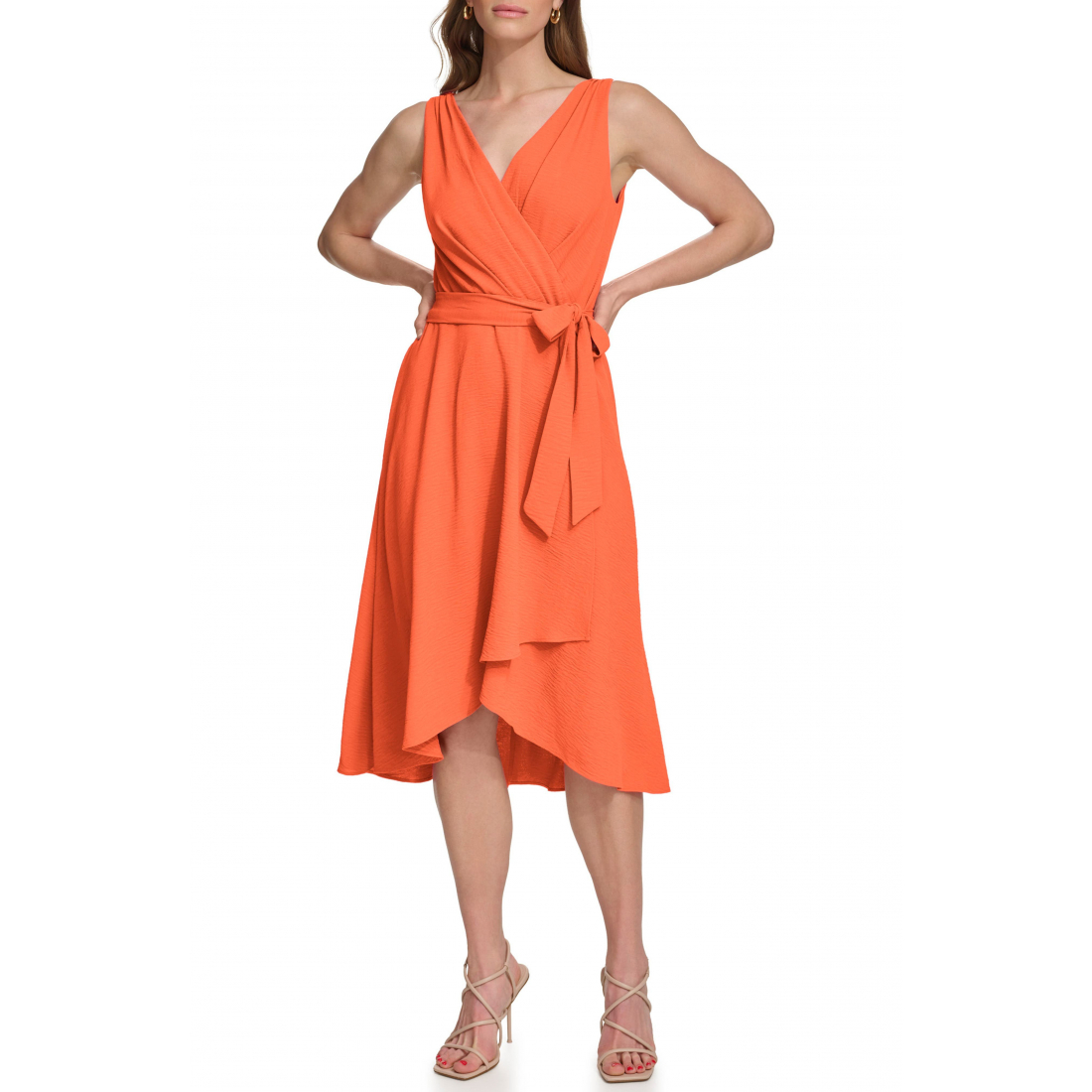 Women's 'Gauze' Faux-Wrap Dress