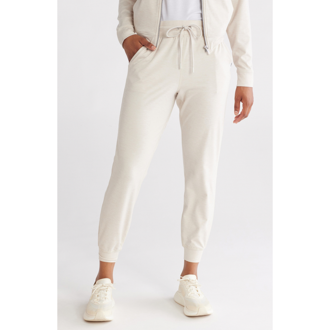 Jogging 'Space Dye High Waist Slim Joggers' pour Femmes