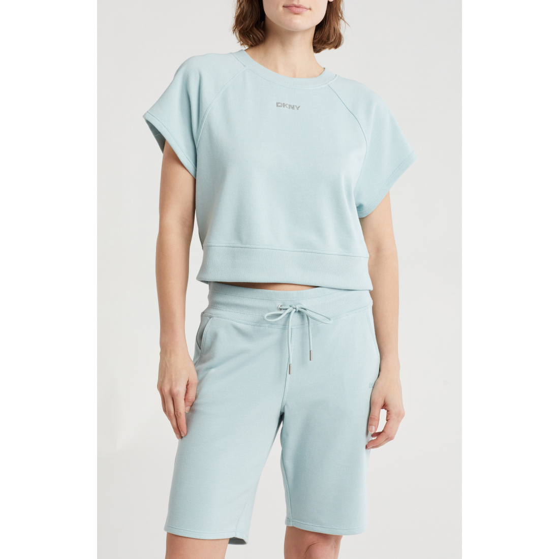 Top 'Mini Stud Logo Raglan Pullover' pour Femmes