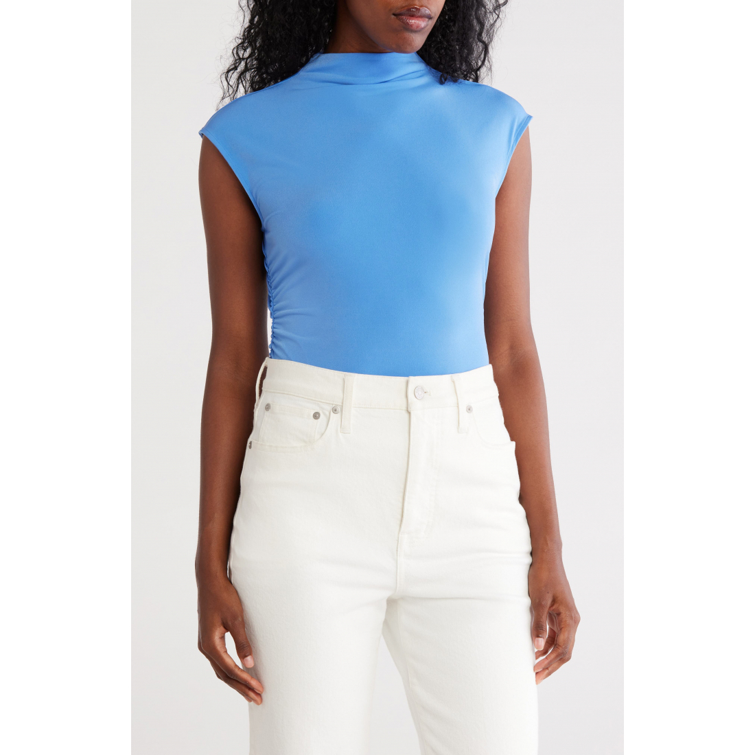 Top 'Funnel Neck Knit' pour Femmes