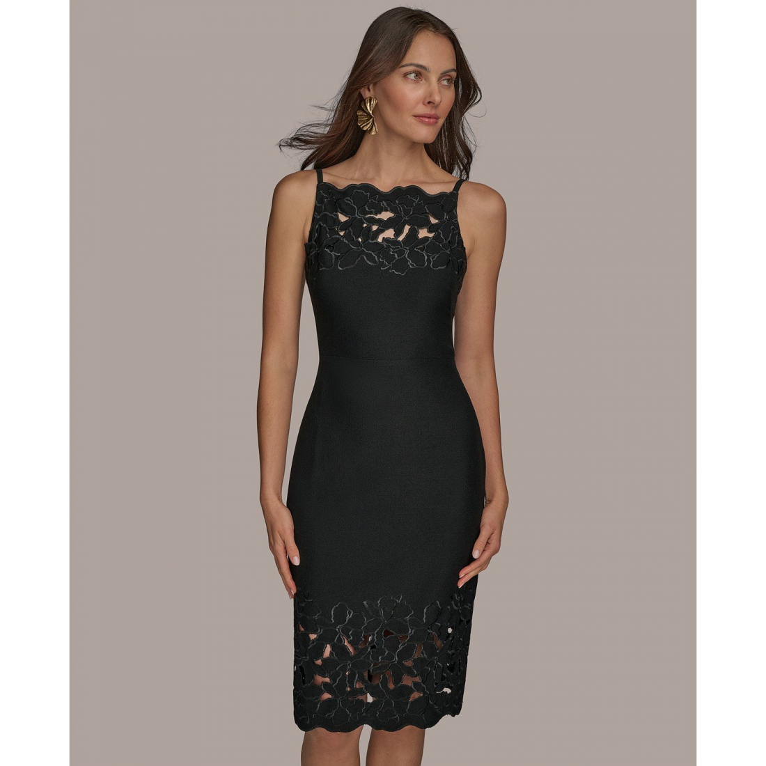 Robe fourreau 'Lace-Trim' pour Femmes