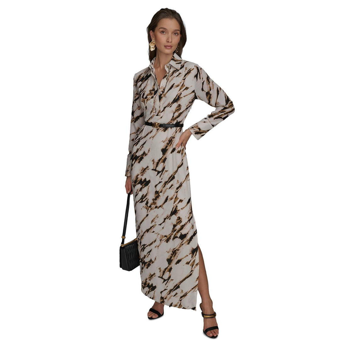 Robe T-shirt 'Marble Maxi' pour Femmes