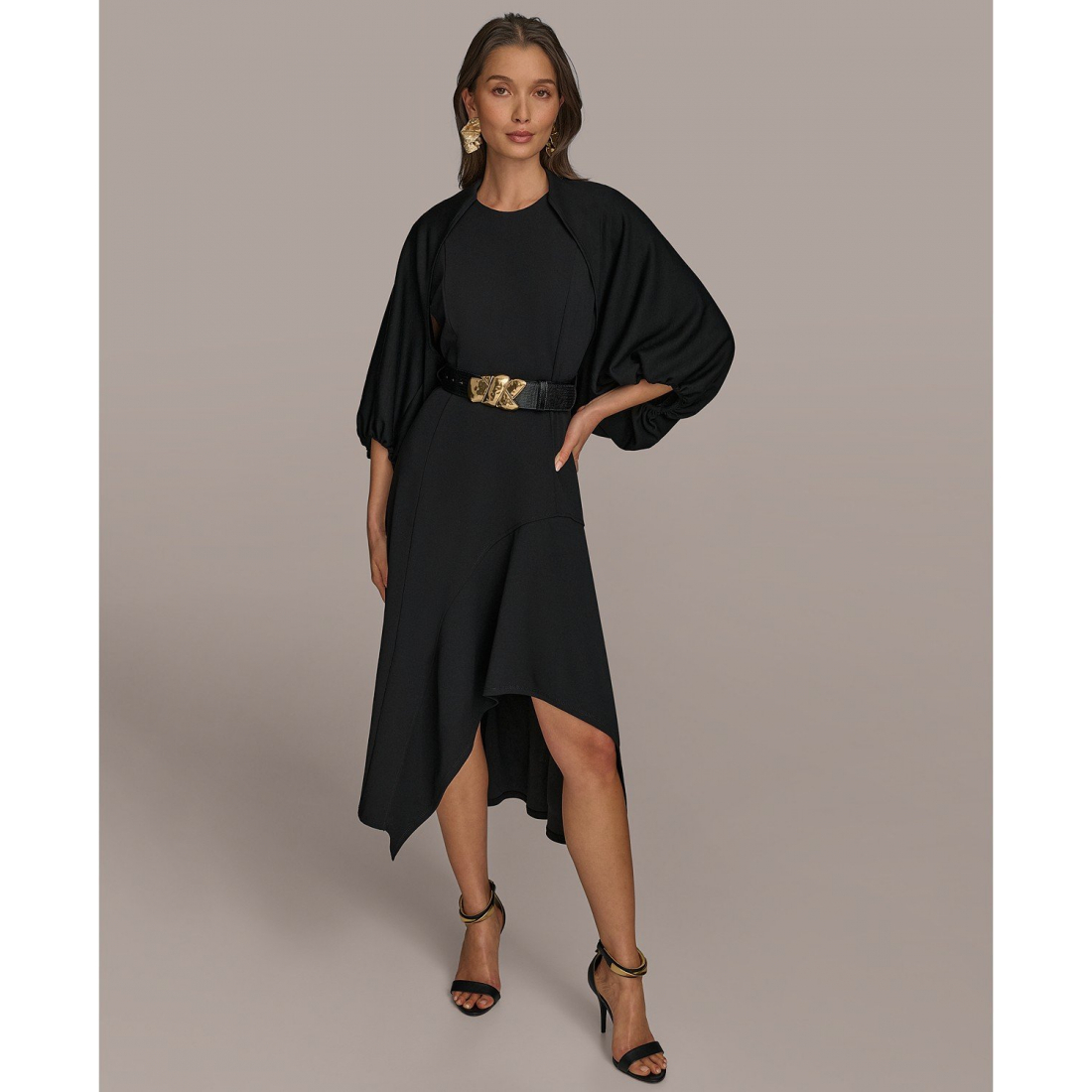 Boléro 'Open-Front Puff-Sleeve' pour Femmes