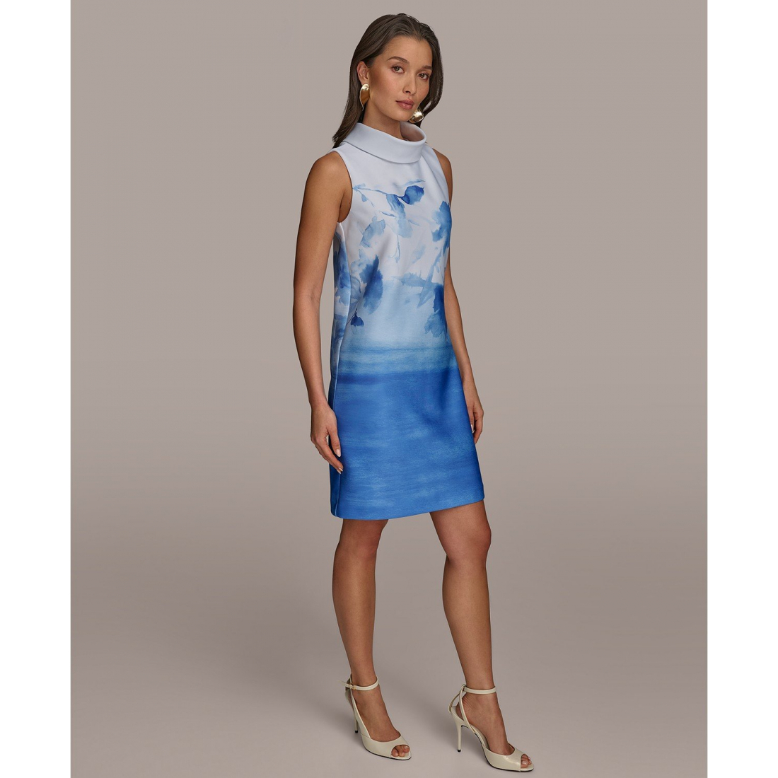 Robe sans manches 'Funnel-Neck' pour Femmes