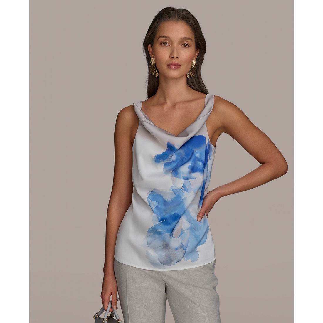 Haut sans manches 'Cowlneck' pour Femmes