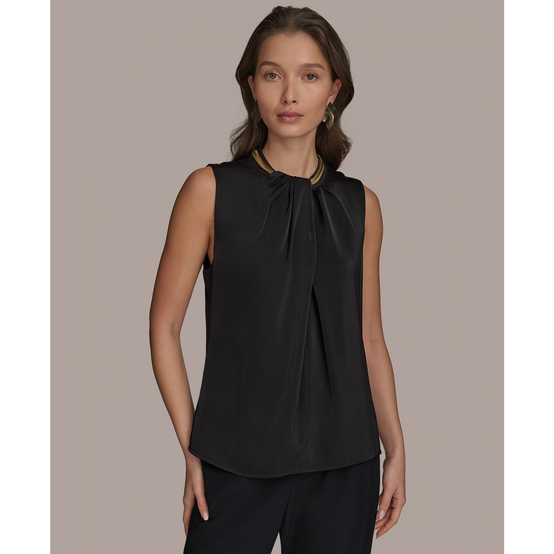 Haut sans manches 'Chain Detail Twist-Front' pour Femmes