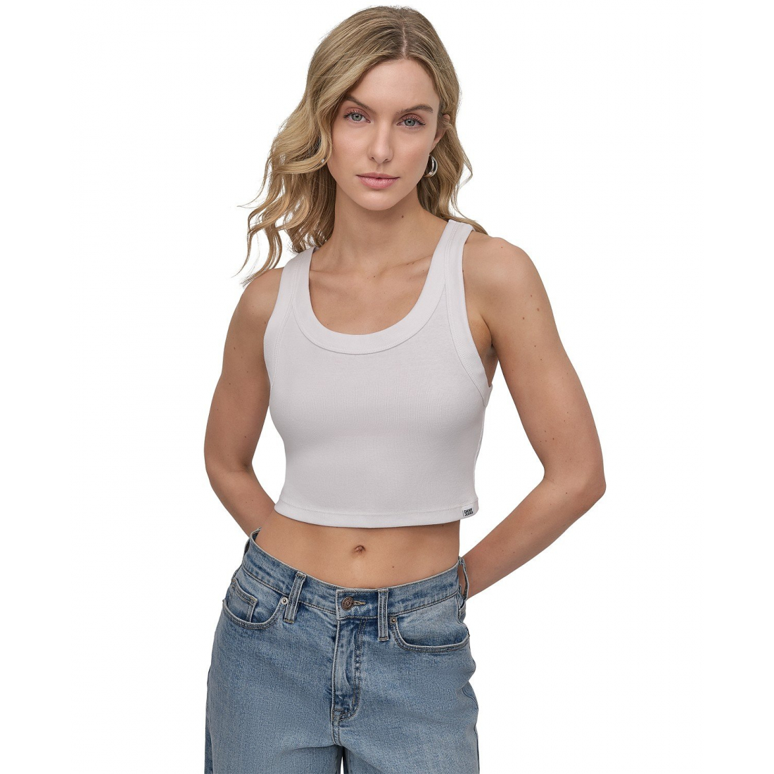 Débardeur 'Ribbed Cropped' pour Femmes