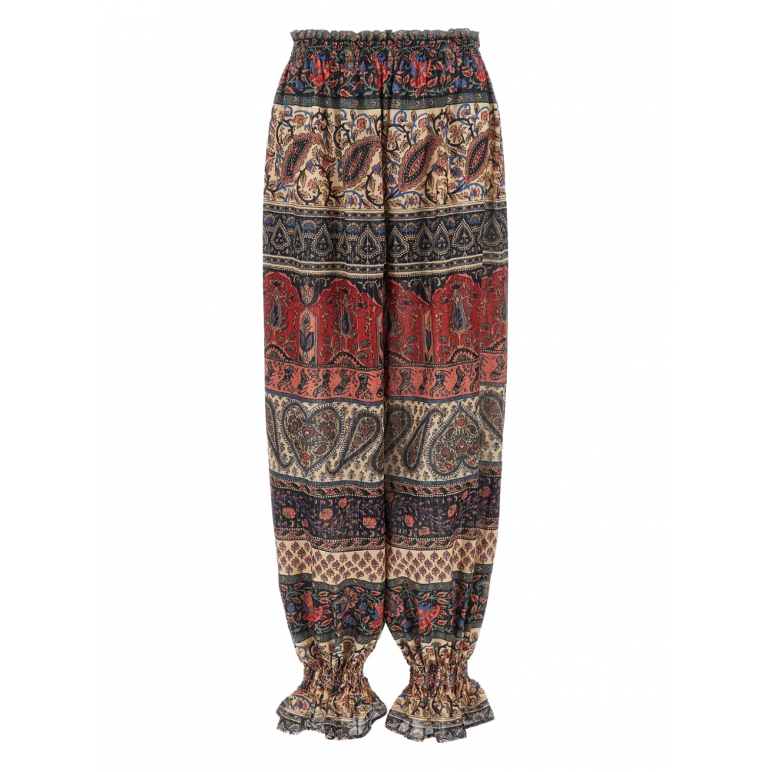 Pantalon 'Paisley-Print Elasticated' pour Femmes
