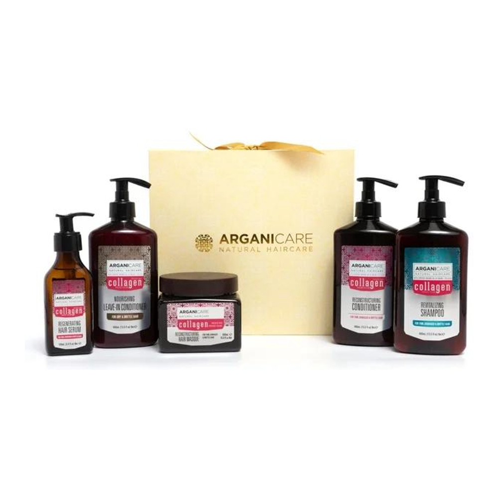 'Coffret Rituel Volume – Collagène – Cheveux Fins, Dévitalisés, Sans Volume' - 5 Pièces