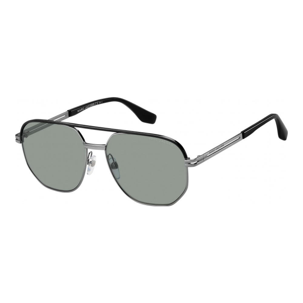 Women's '58mm Gradient Aviator Sunglasses'