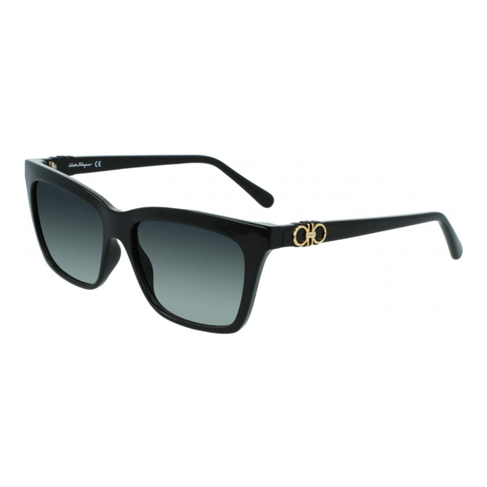 Women's 'Gancini 54mm Rectangular Sunglasses'