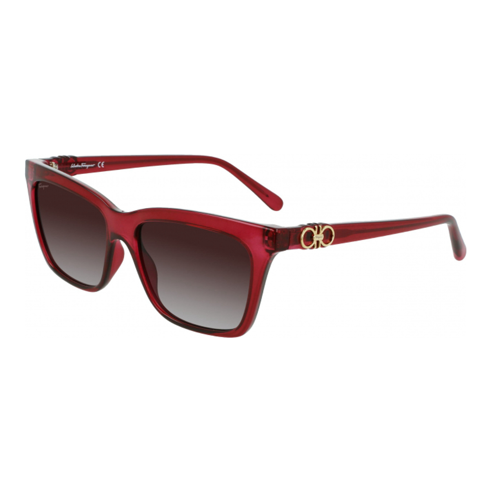 Women's 'Gancini 54mm Rectangular Sunglasses'