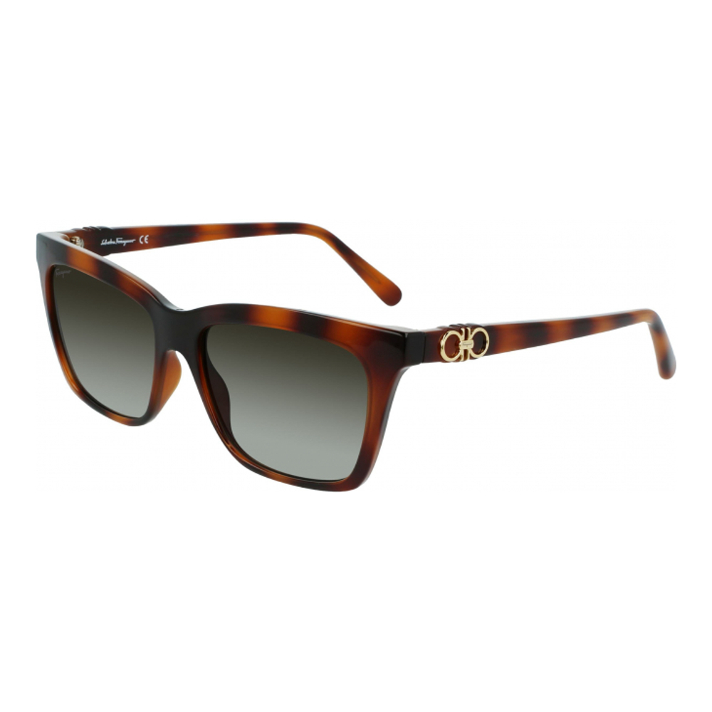Women's 'Gancini 54mm Rectangular Sunglasses'
