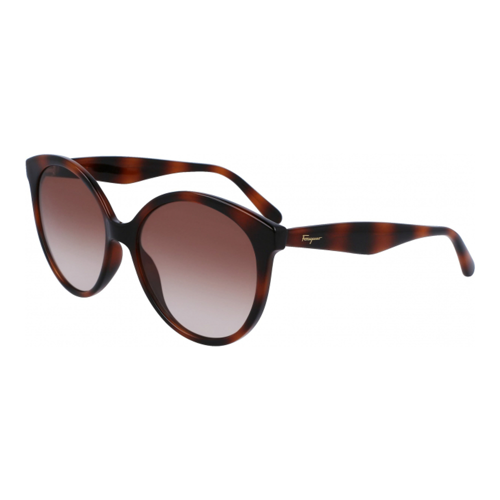Women's '58mm Tea Cup Full Rim Sunglasses'