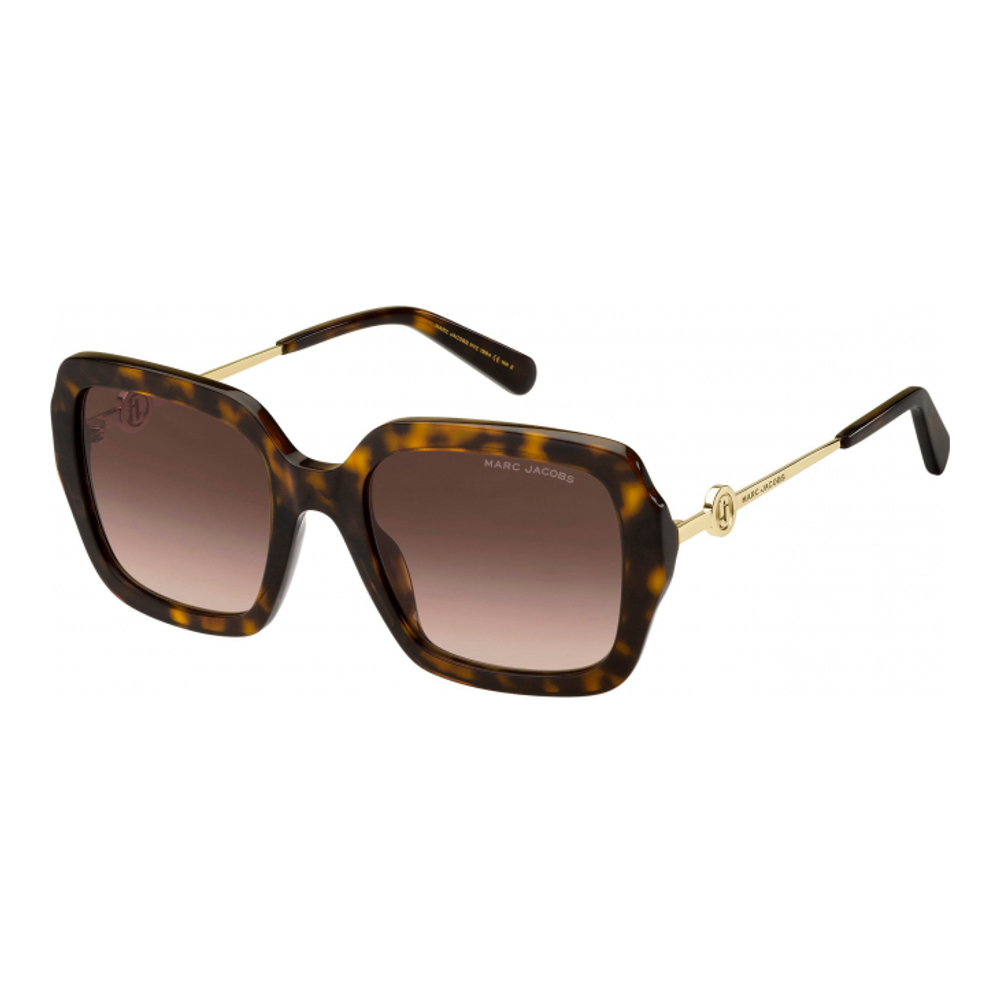 Women's '54mm Gradient Square Sunglasses'