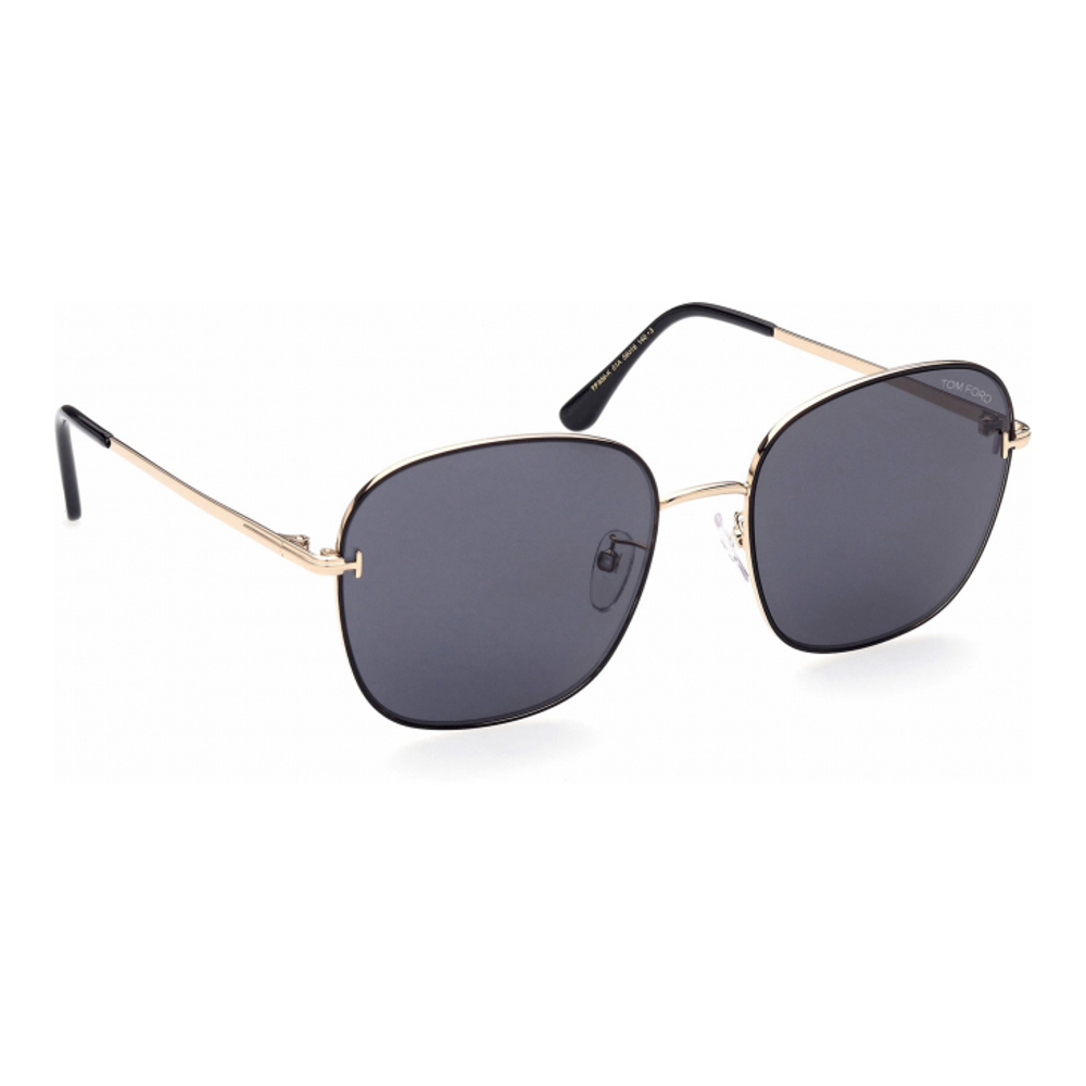 '59mm Round Sunglasses' pour Hommes