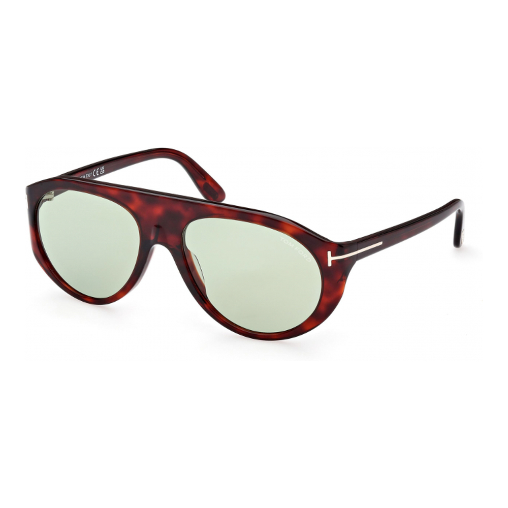 Men's 'Rex-02 57mm Aviator Sunglasses'