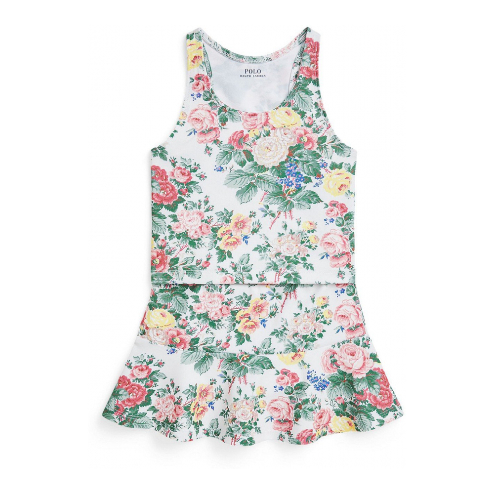 'Performance Jersey' Kleid & Top Set für kleinkind & kleine Mädchen - 2 Stücke