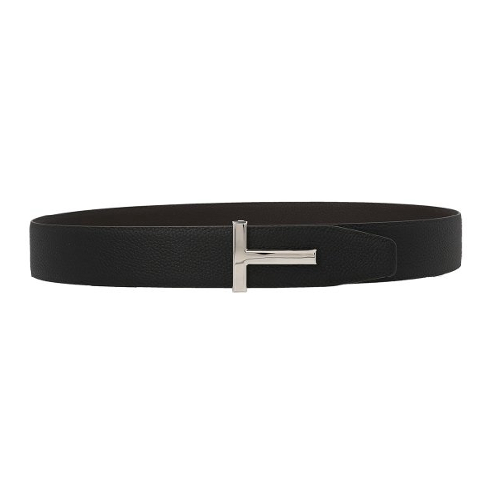 Ceinture 'T Buckle Reversible' pour Hommes