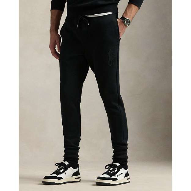 'Leather-Pony Double-Knit Jogger Pant' pour Hommes
