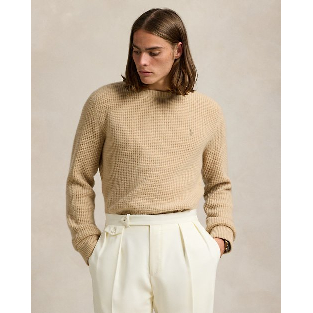 Men's 'Waffle-Knit Wool-Alpaca Sweater'