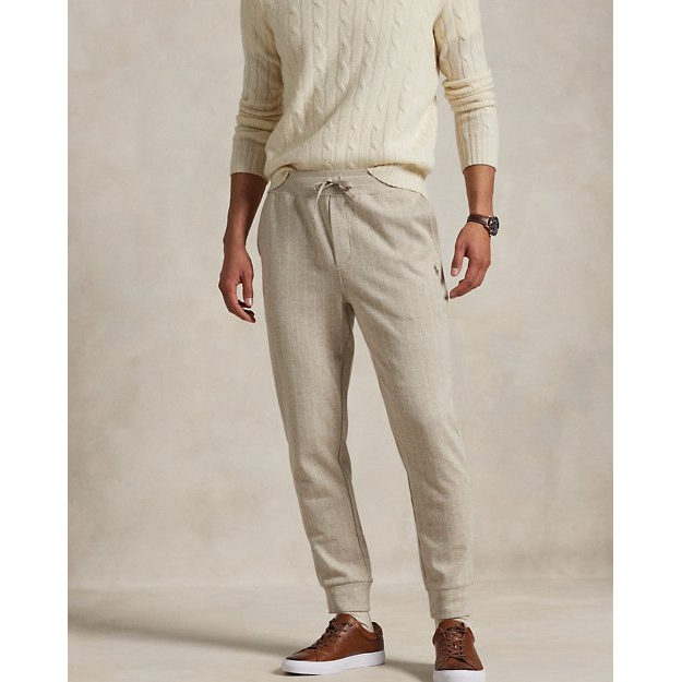 'Chalk-Stripe Luxury Jersey Jogger Pant' pour Hommes