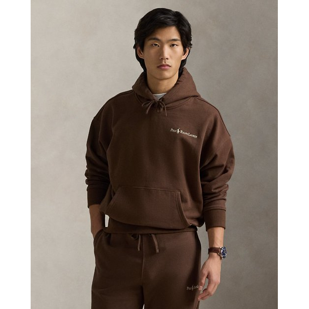 'Relaxed Fit Logo Fleece Hoodie' pour Hommes