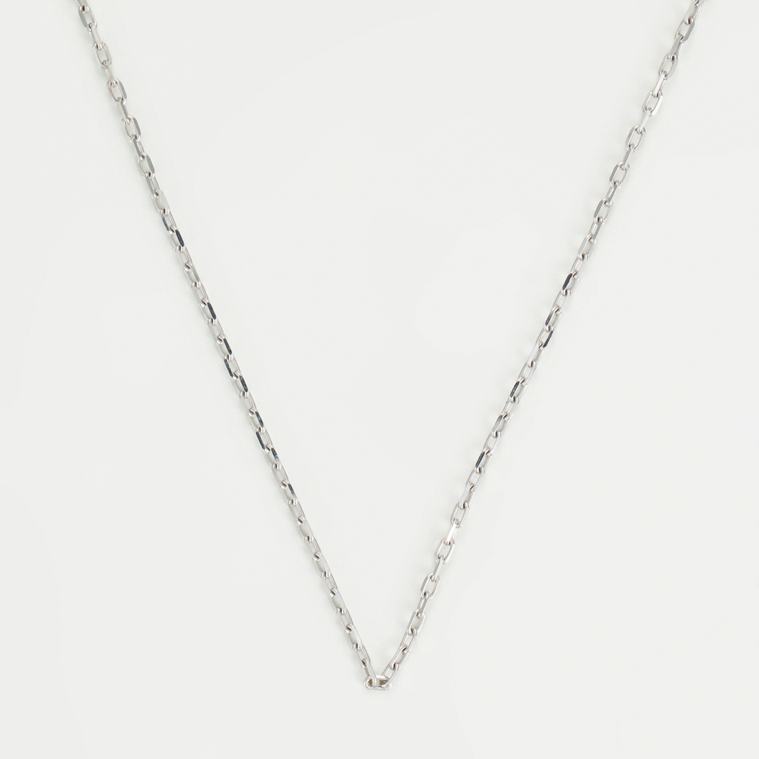 375/1000 White Gold Chain, 43cm