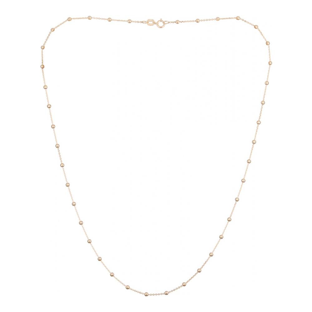 43cm Yellow Gold Ball Chain (375/1000)