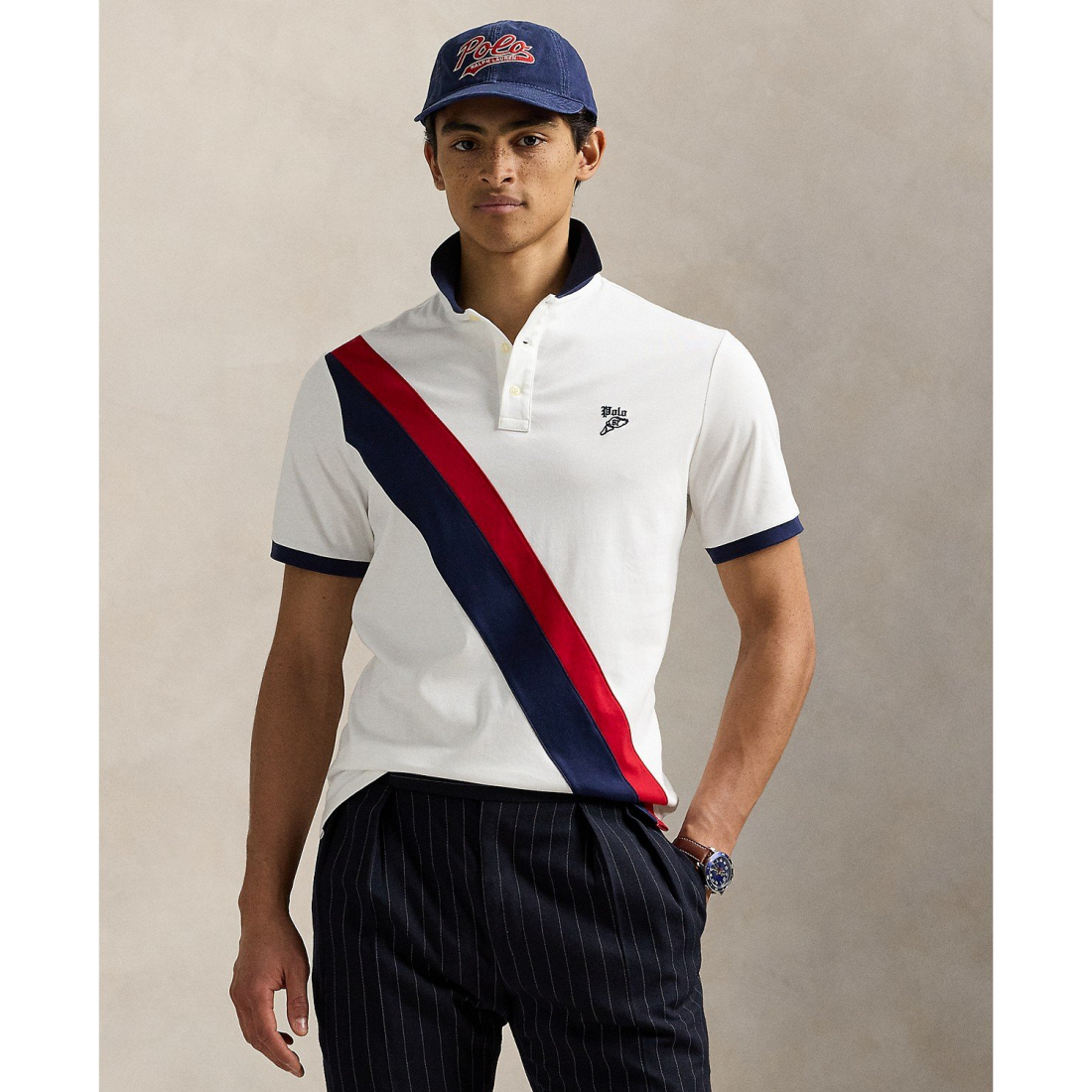 'Classic-Fit Soft Cotton Polo Shirt' pour Hommes