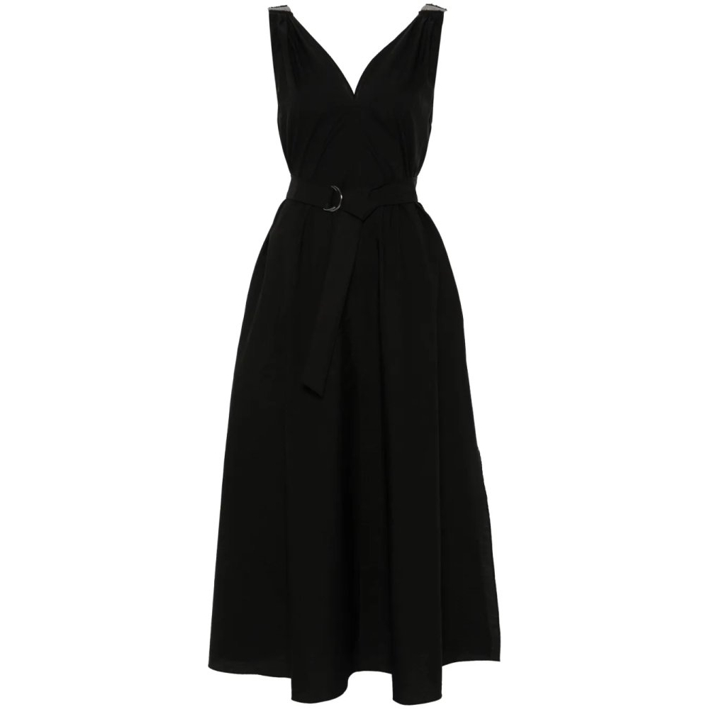 Robe sans manches 'Belted' pour Femmes