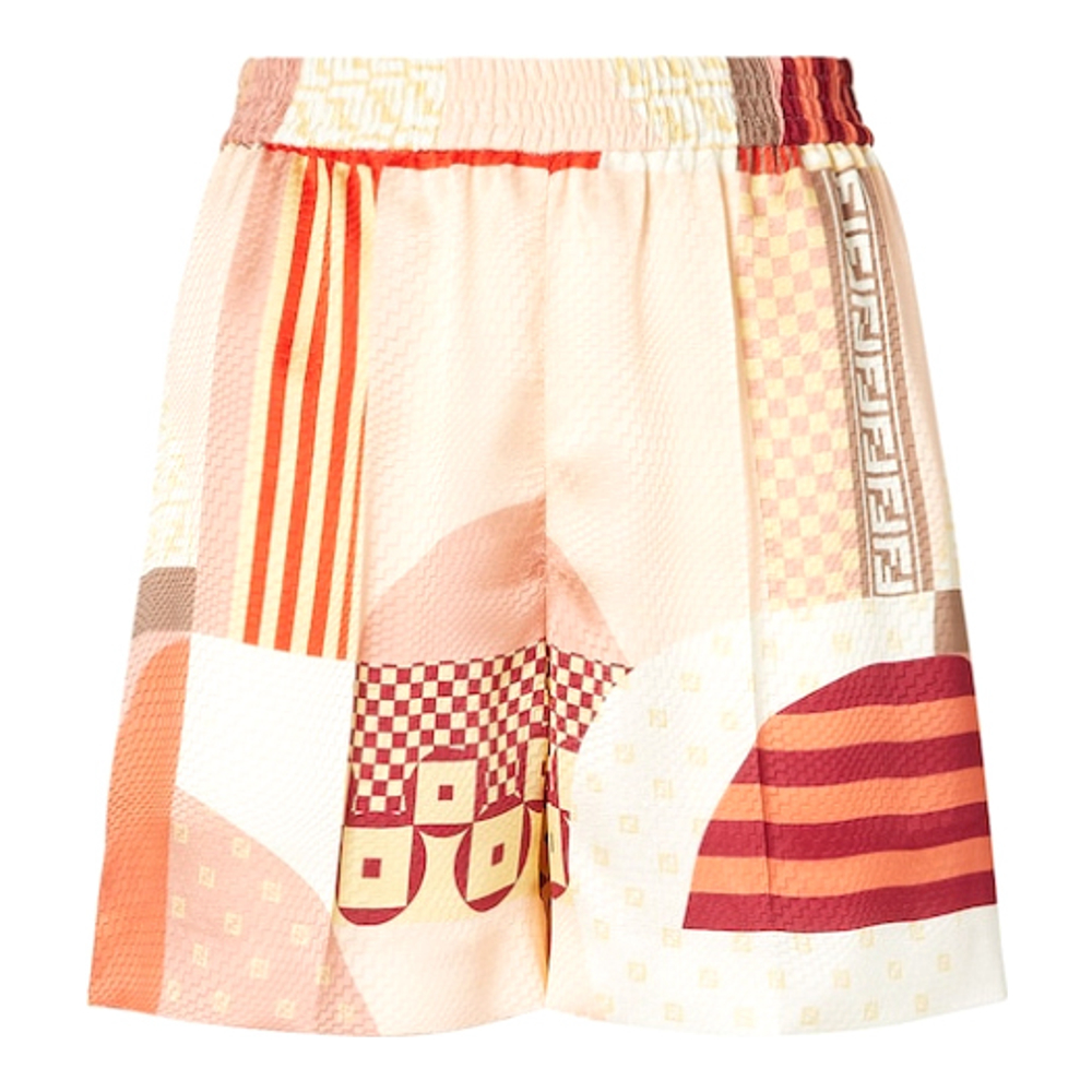 Short 'Patchwork Print' pour Femmes