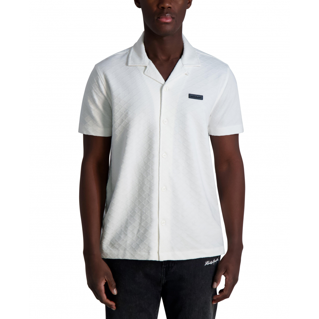 Chemise à manches courtes 'Textured Knit' pour Hommes