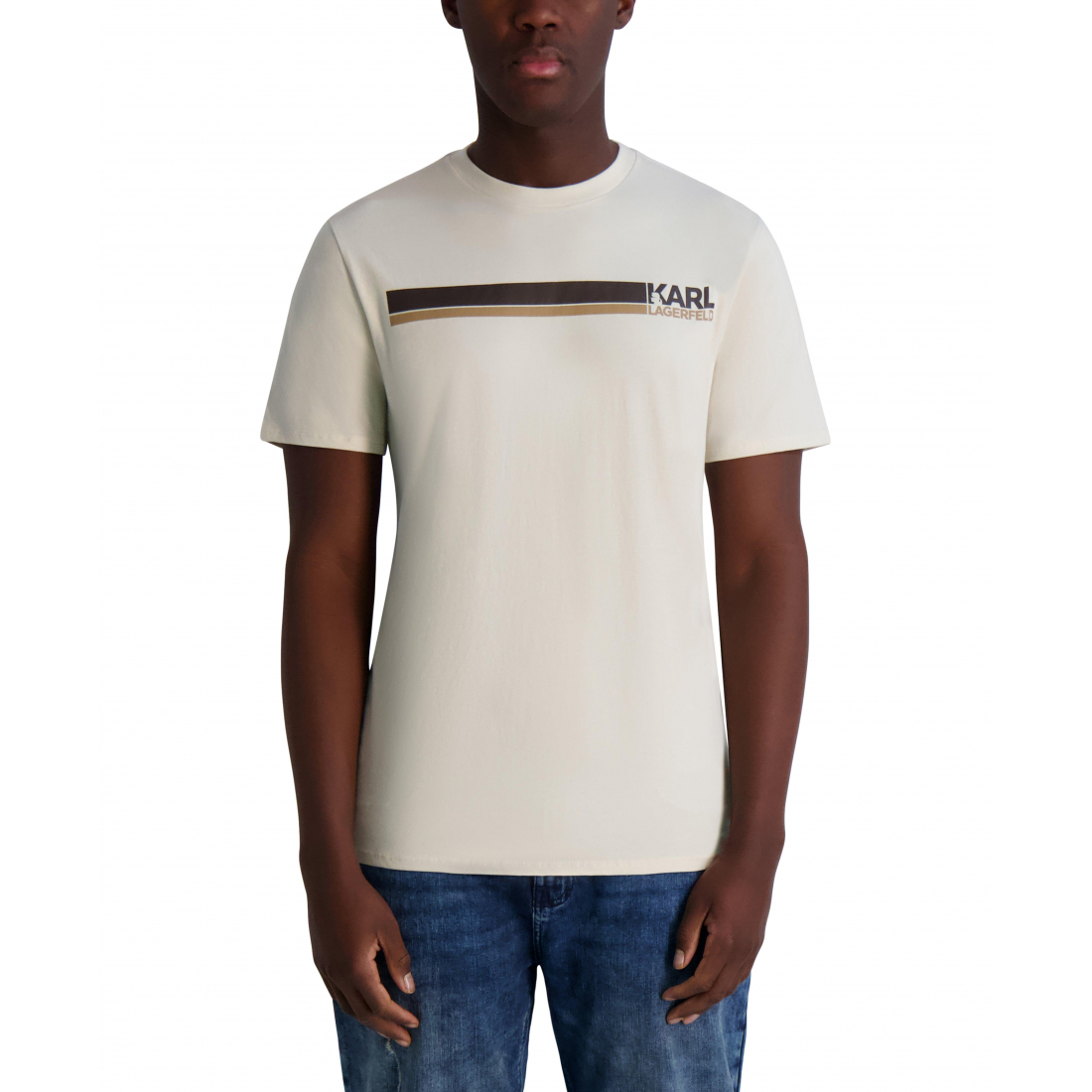 T-shirt 'Racer Stripe Logo' pour Hommes