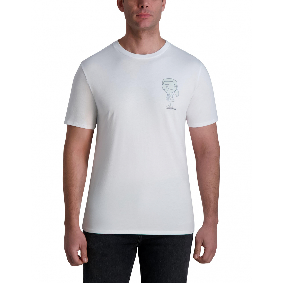 T-shirt 'Pixelated Karl Logo' pour Hommes