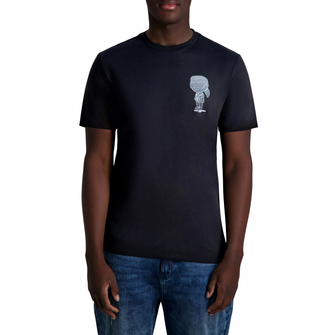 T-shirt 'Pixelated Karl Graphic' pour Hommes