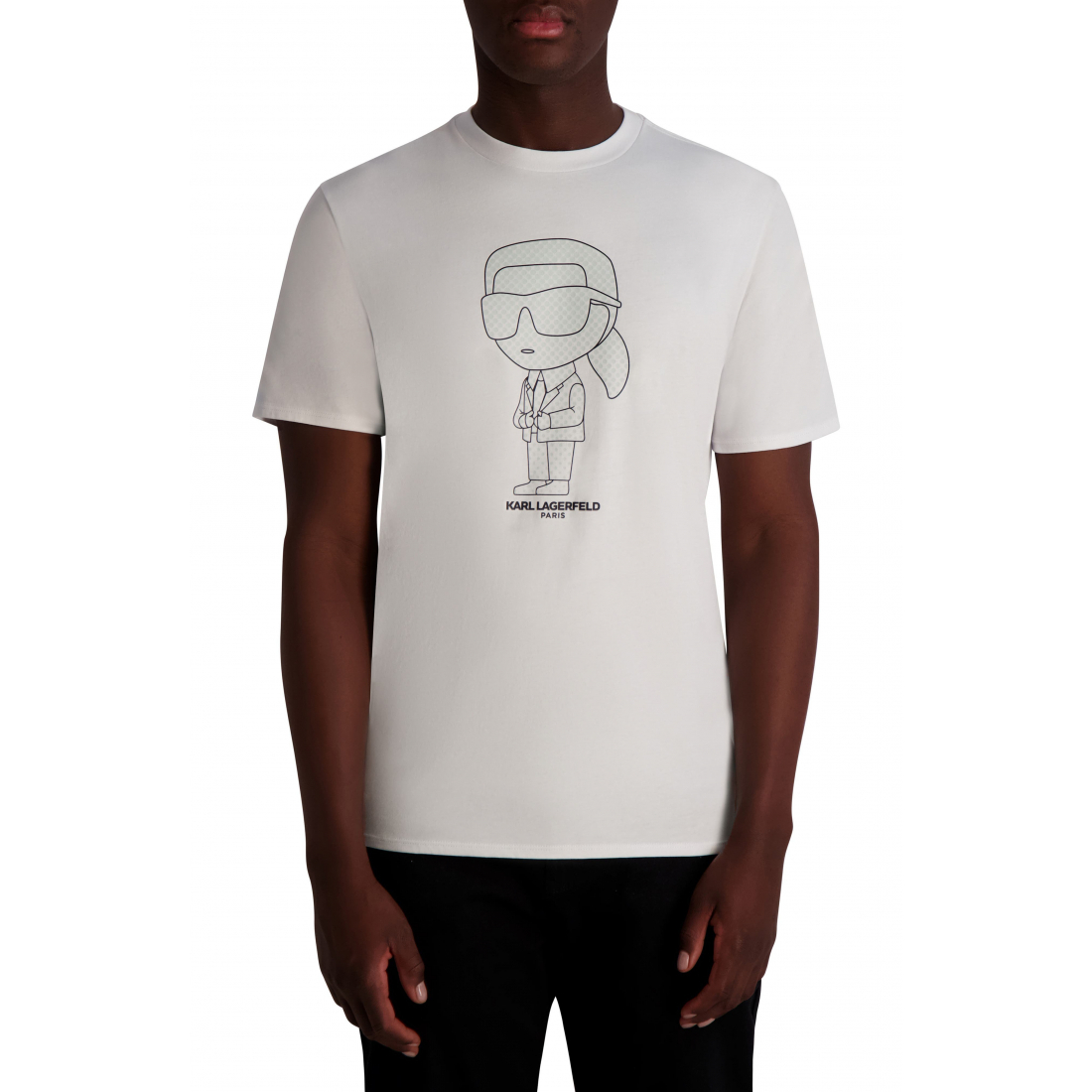 T-shirt 'Signature Karl Graphic' pour Hommes