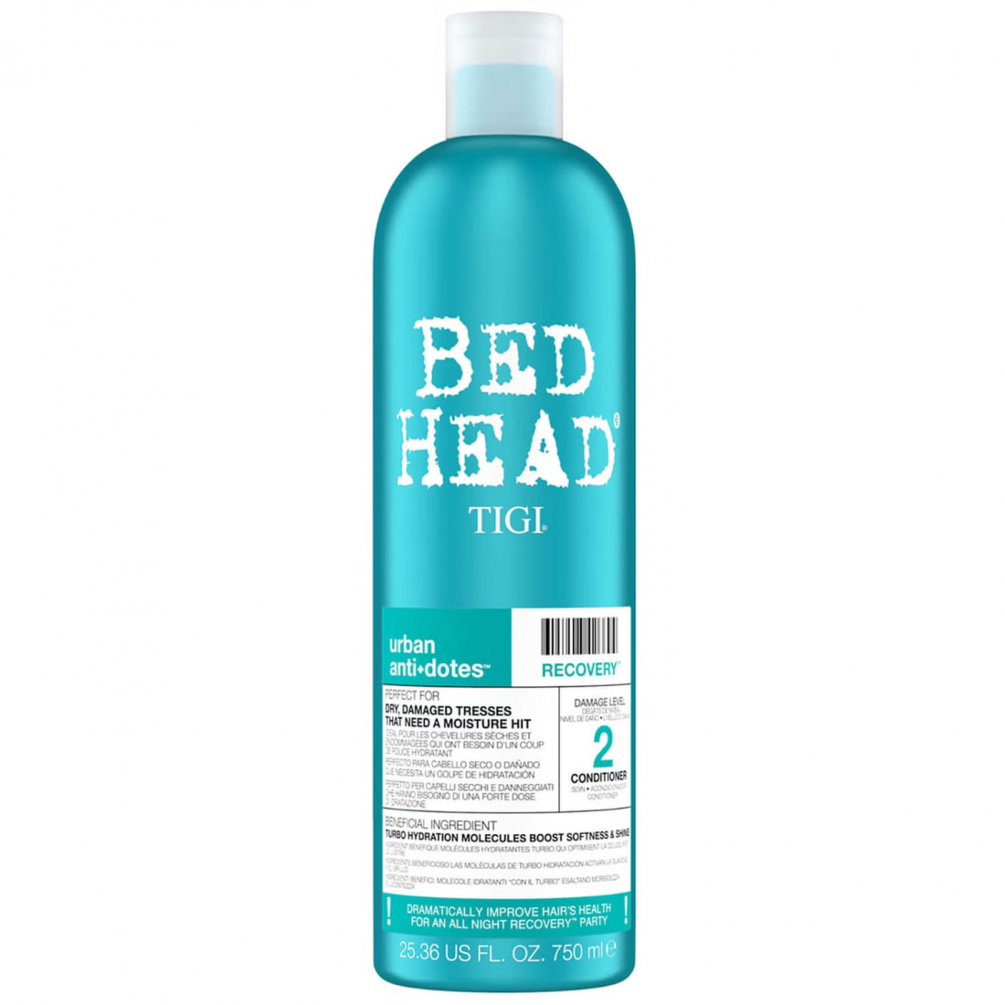 Après-shampoing 'Bed Head Recovery' pour Cheveux abîmés, Cheveux secs - 750 ml