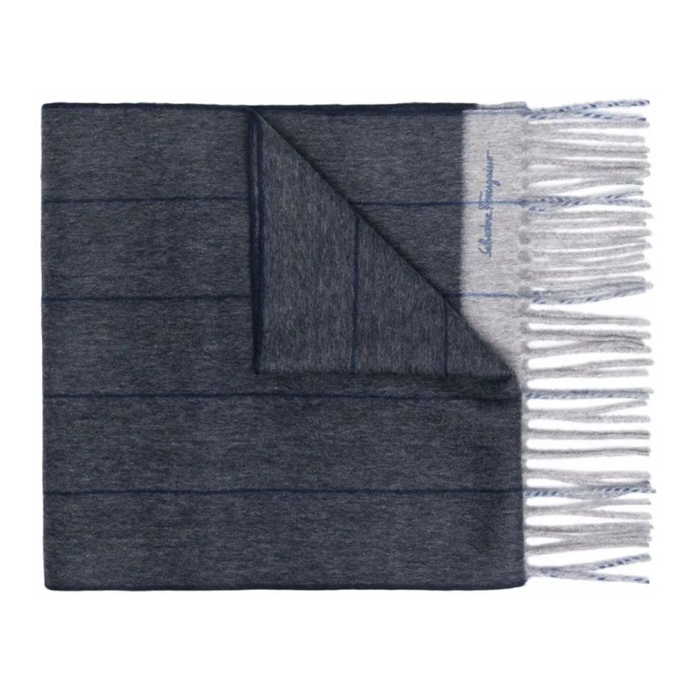 Écharpe en laine 'Embroidered Logo' pour Hommes