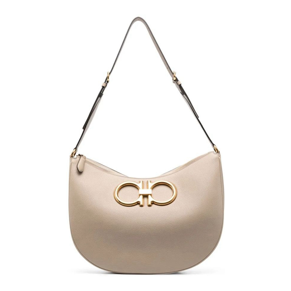 'Gancini-Logo' Schultertasche für Damen