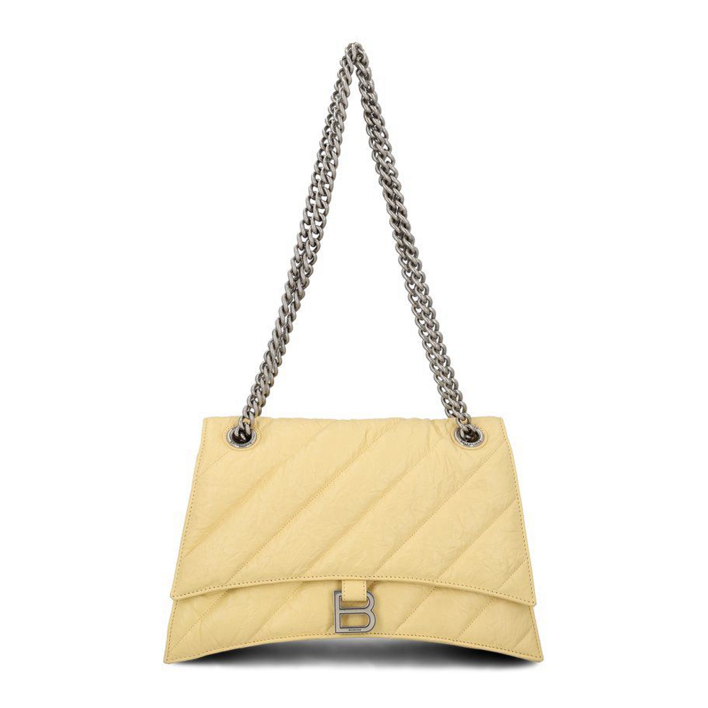 'Crush Chain Quilted Medium' Schultertasche für Damen