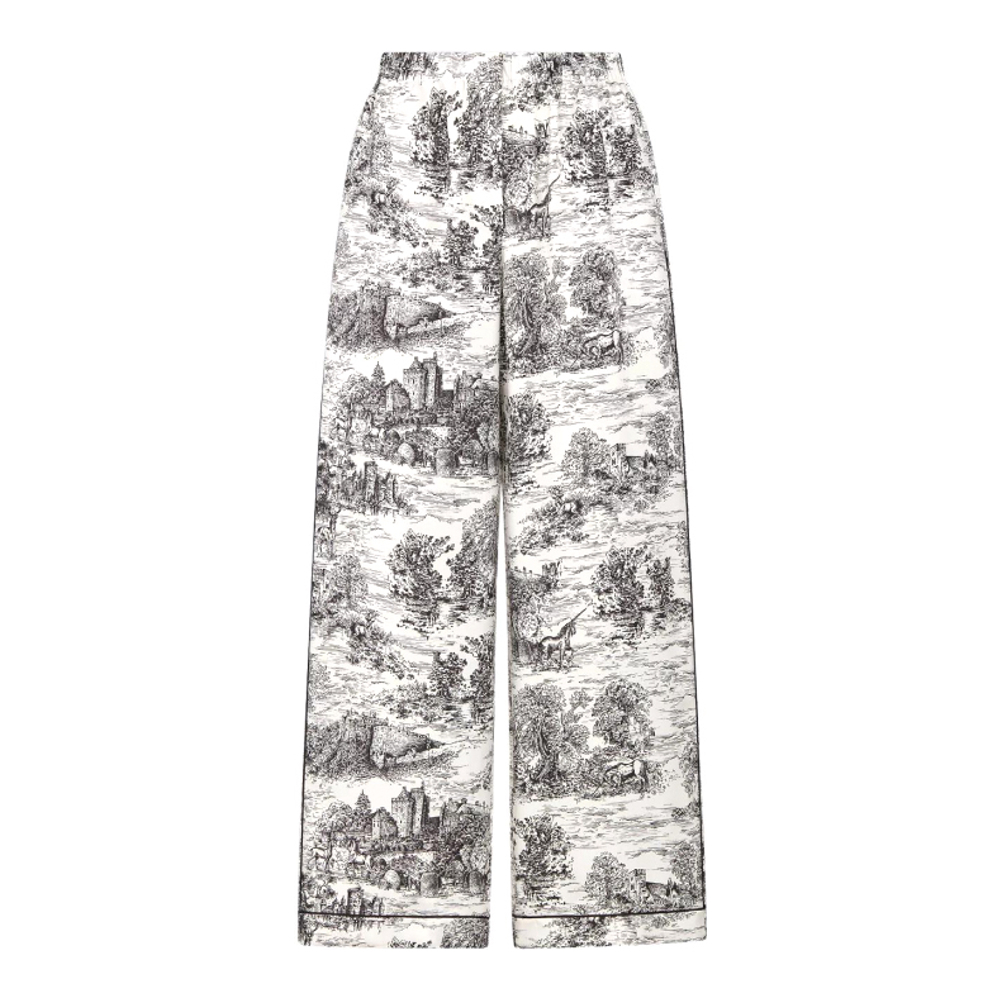 Pantalon 'Toile De Jouy Scotland Motif' pour Femmes