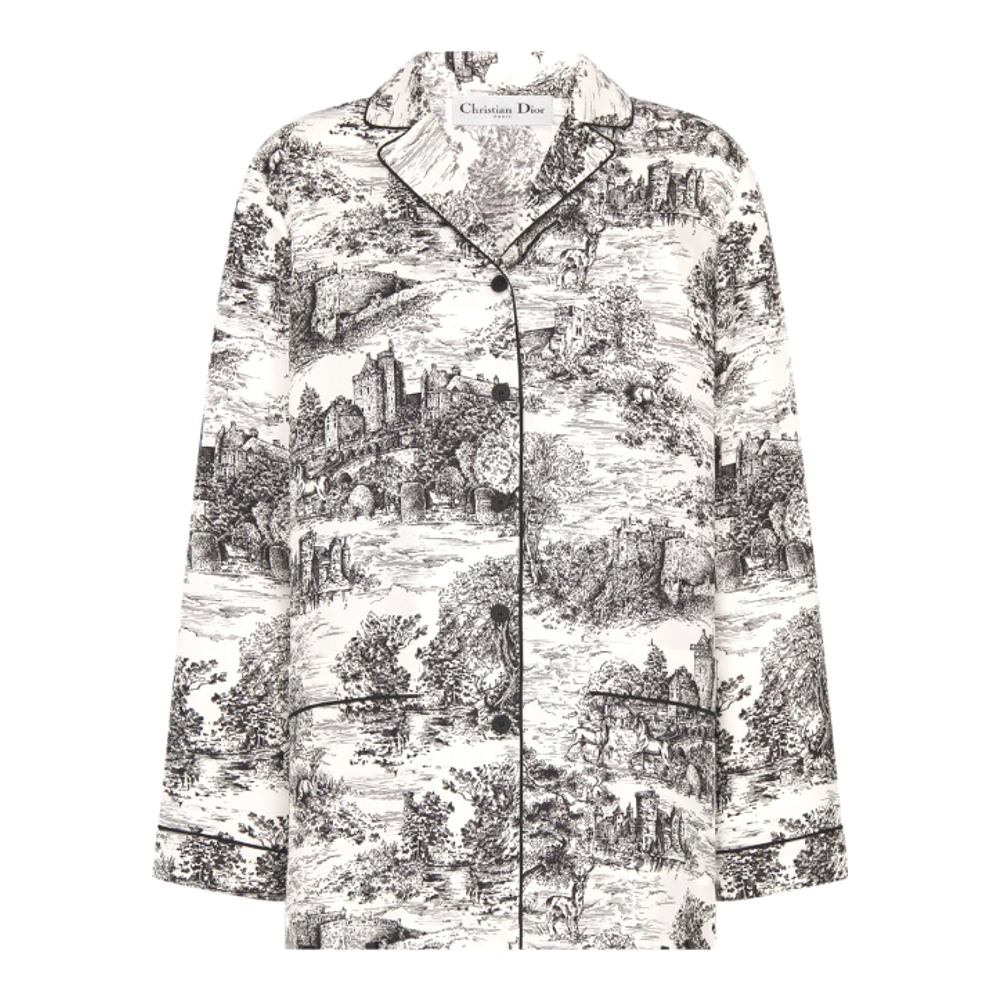 Chemise 'Toile De Jouy Scotland Motif' pour Femmes