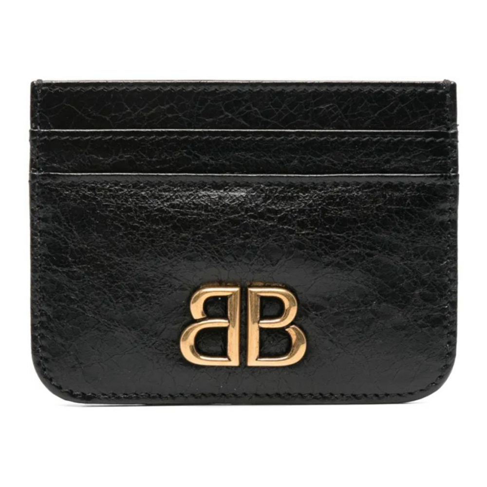 'Logo-Plaque' Kartenhalter für Damen