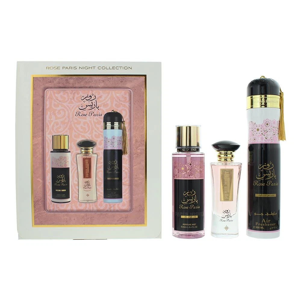 Coffret de parfum 'Rose Paris Night' - 3 Pièces