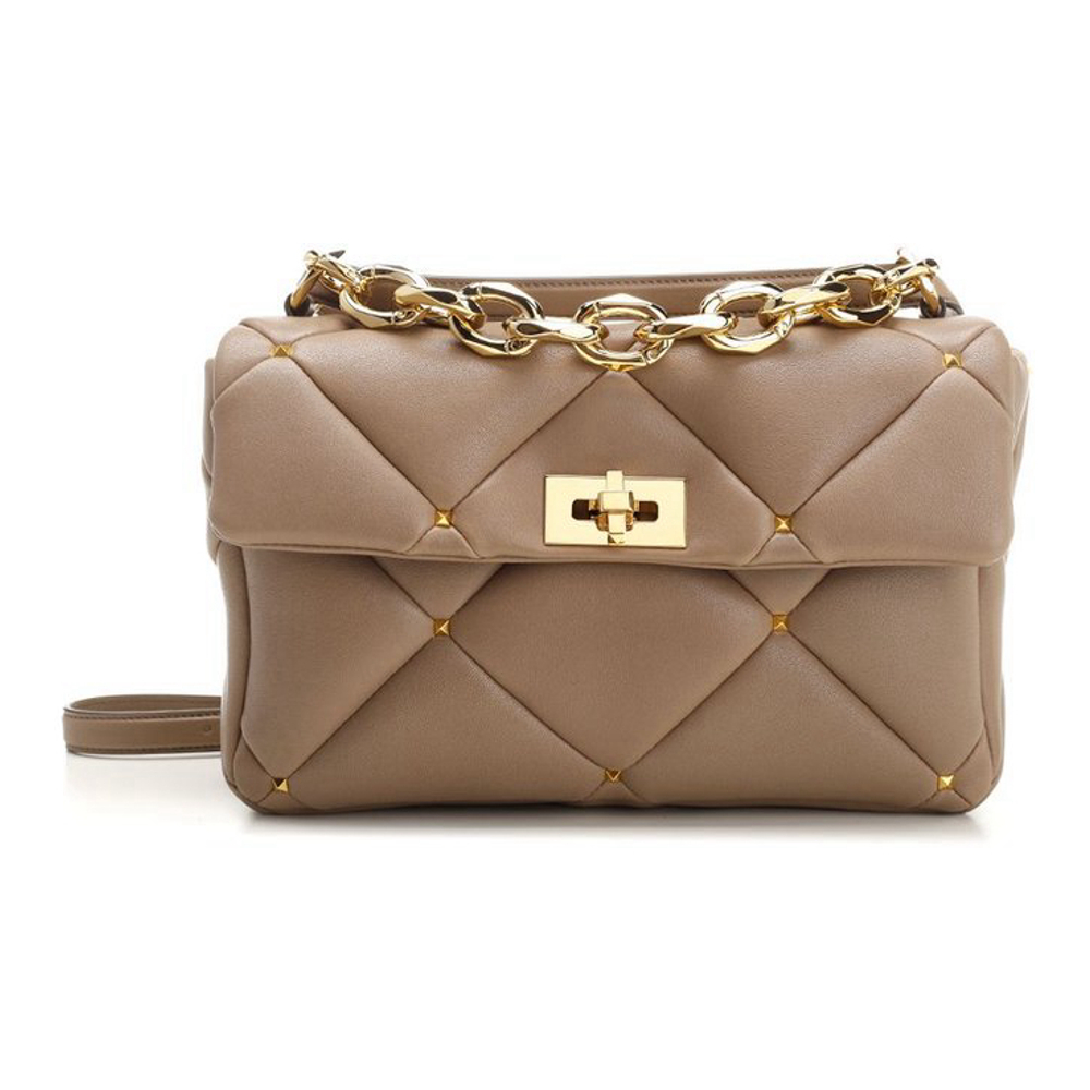 Sac à bandoulière 'Roman Stud Foldover Top' pour Femmes