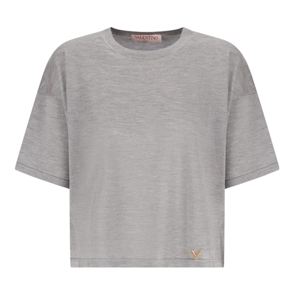 T-shirt 'Crew Neck' pour Femmes