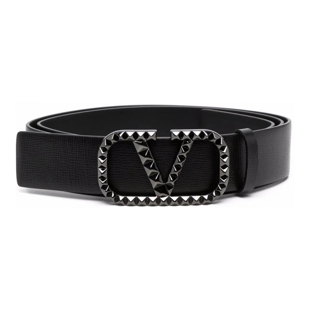 Ceinture 'Studded Logo Buckle' pour Hommes