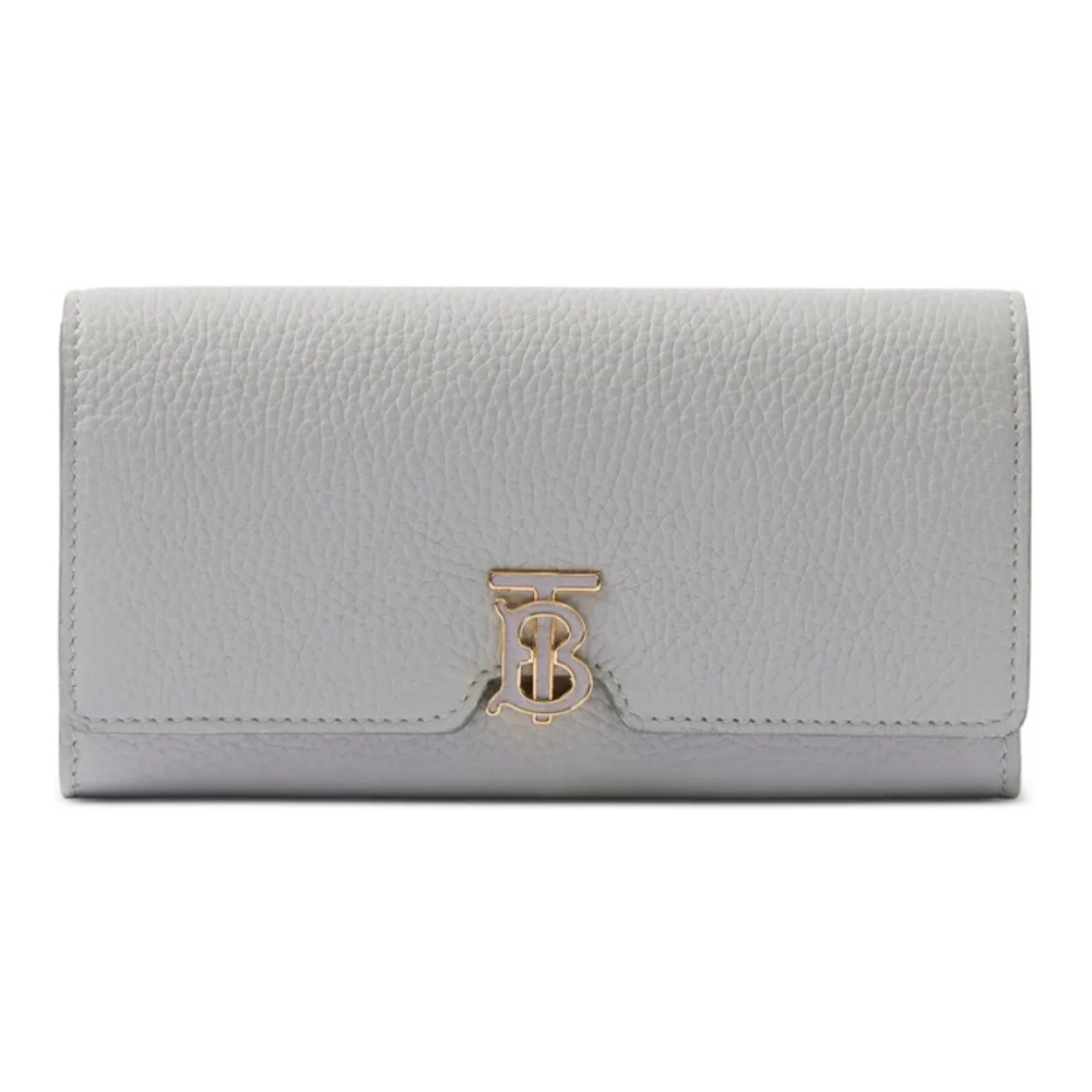 Portefeuille 'Logo-Plaque Grained' pour Femmes