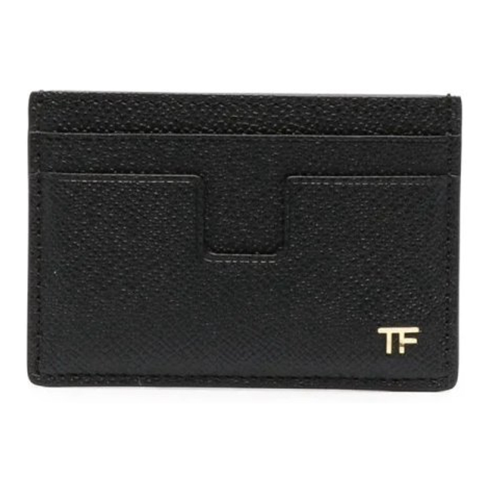 Men's 'Small Grained Texture' Card Holder